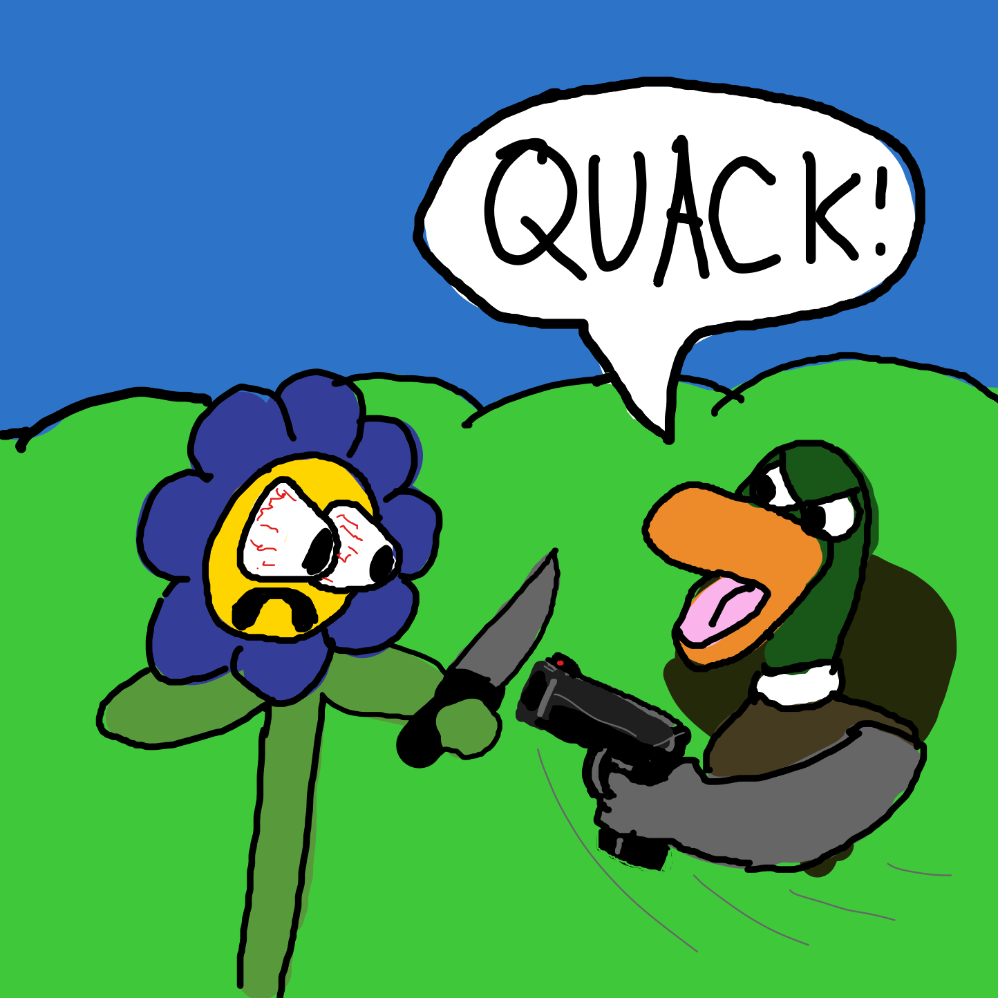  - Online Drawing Game Comic Strip Panel by Booba