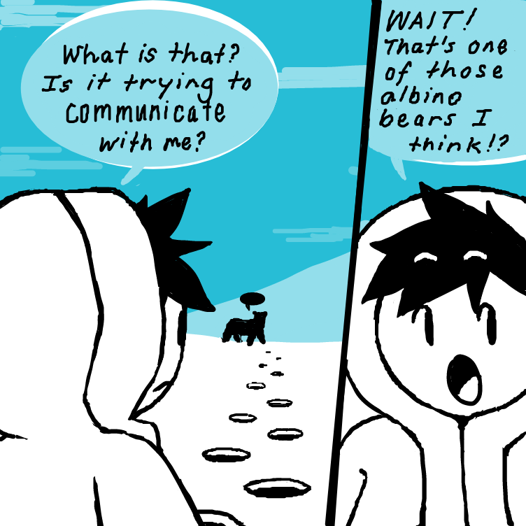 Drawing in Snow Walk by nooz