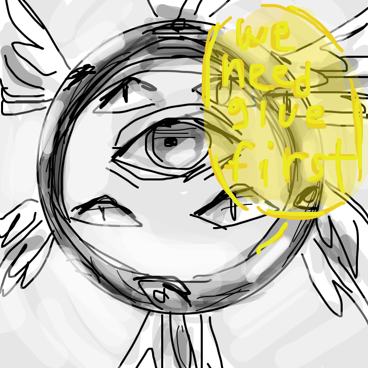 Drawing in Finish these Lyrics  by rawrwhy 