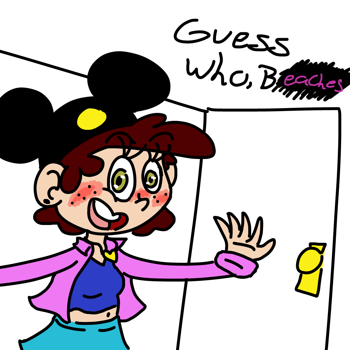 I'm BACK! - Online Drawing Game Comic Strip Panel by CherryFlavored