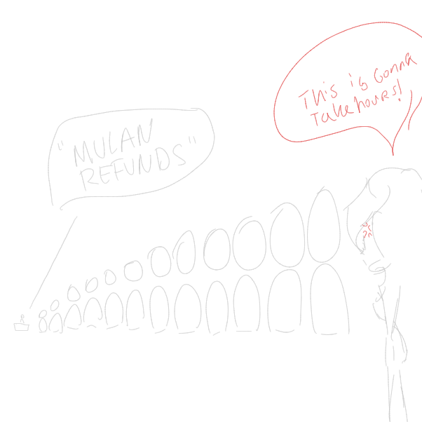 Drawing in how I expected the mew Mulan to be by Sunset Shimmer