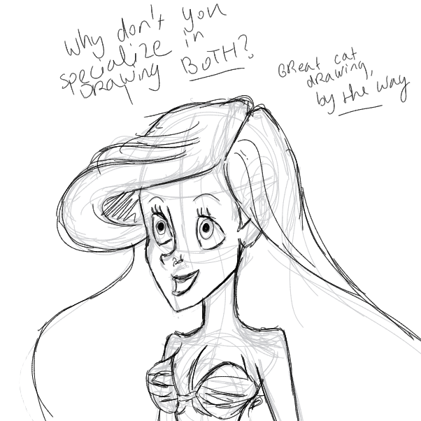 Drawing in I am so much better at drawing animals by Sunset Shimmer