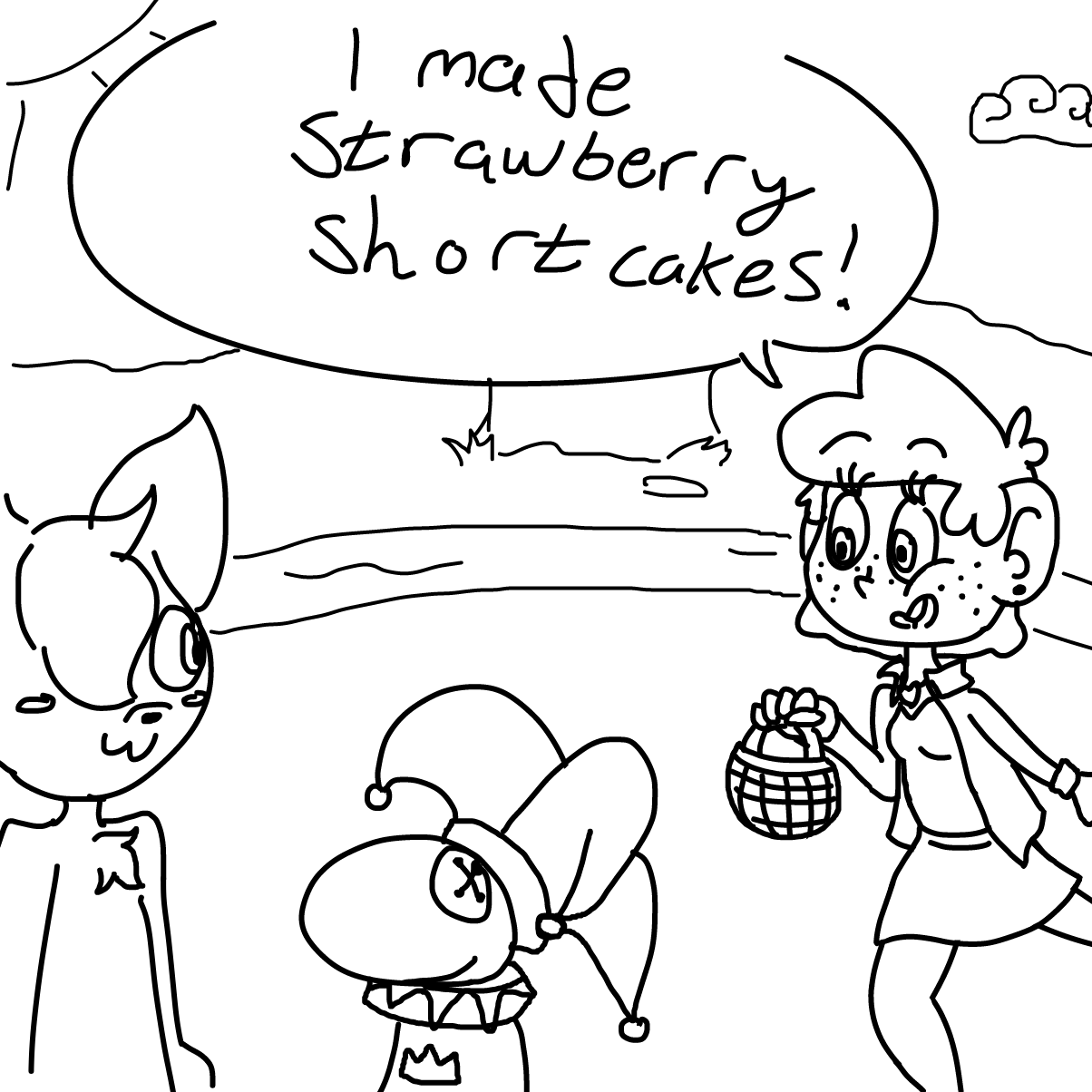  - Online Drawing Game Comic Strip Panel by CherryFlavored