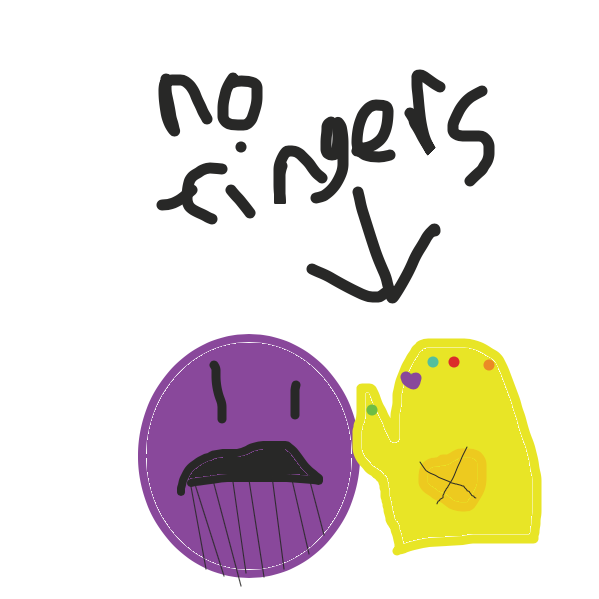 Drawing in What about an infinity mitt by Drawception guy