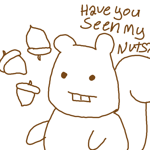 Drawing in Squirrel by Michael_Mayonaise