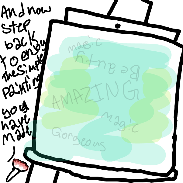 Drawing in Happy Little Painting by Michael_Mayonaise