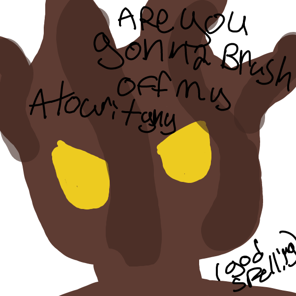 Drawing in leaf by Michael_Mayonaise