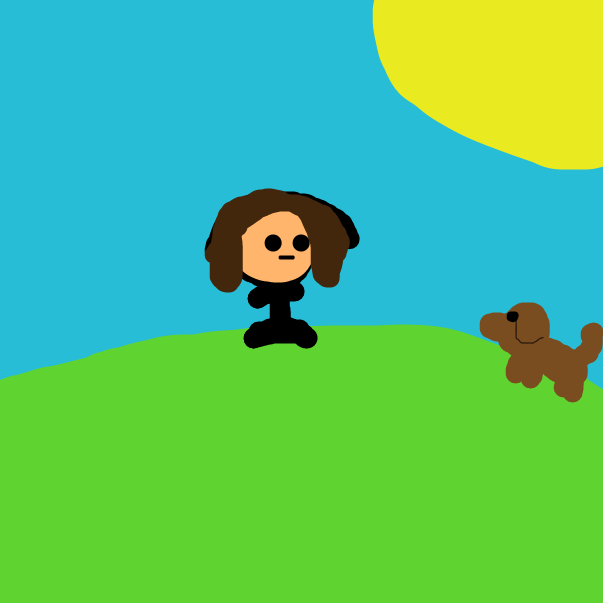 Drawing in park day by Nejt