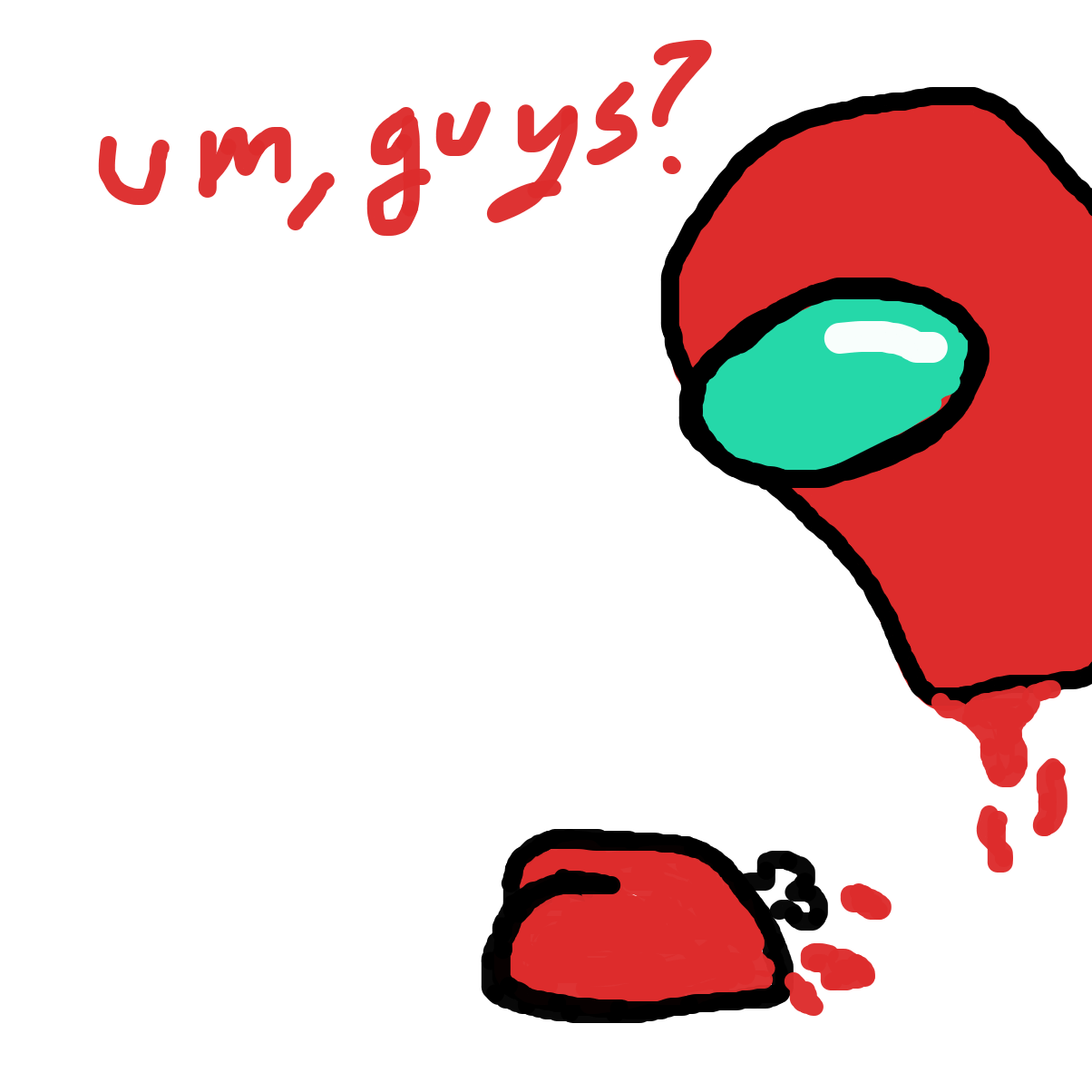 Drawing in Among us (part 5) by Ember