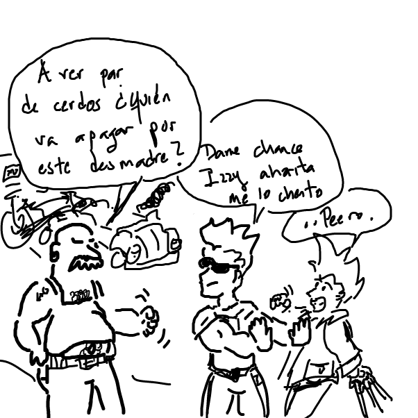  - Online Drawing Game Comic Strip Panel by rex