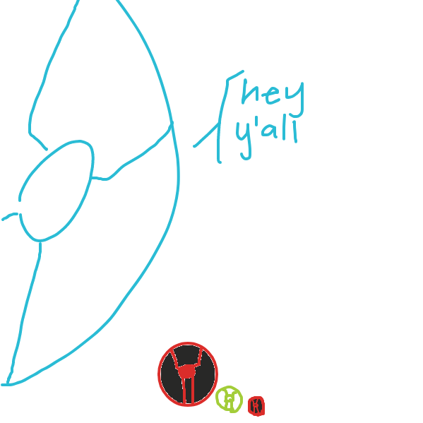 Drawing in Red or green by rockinashy