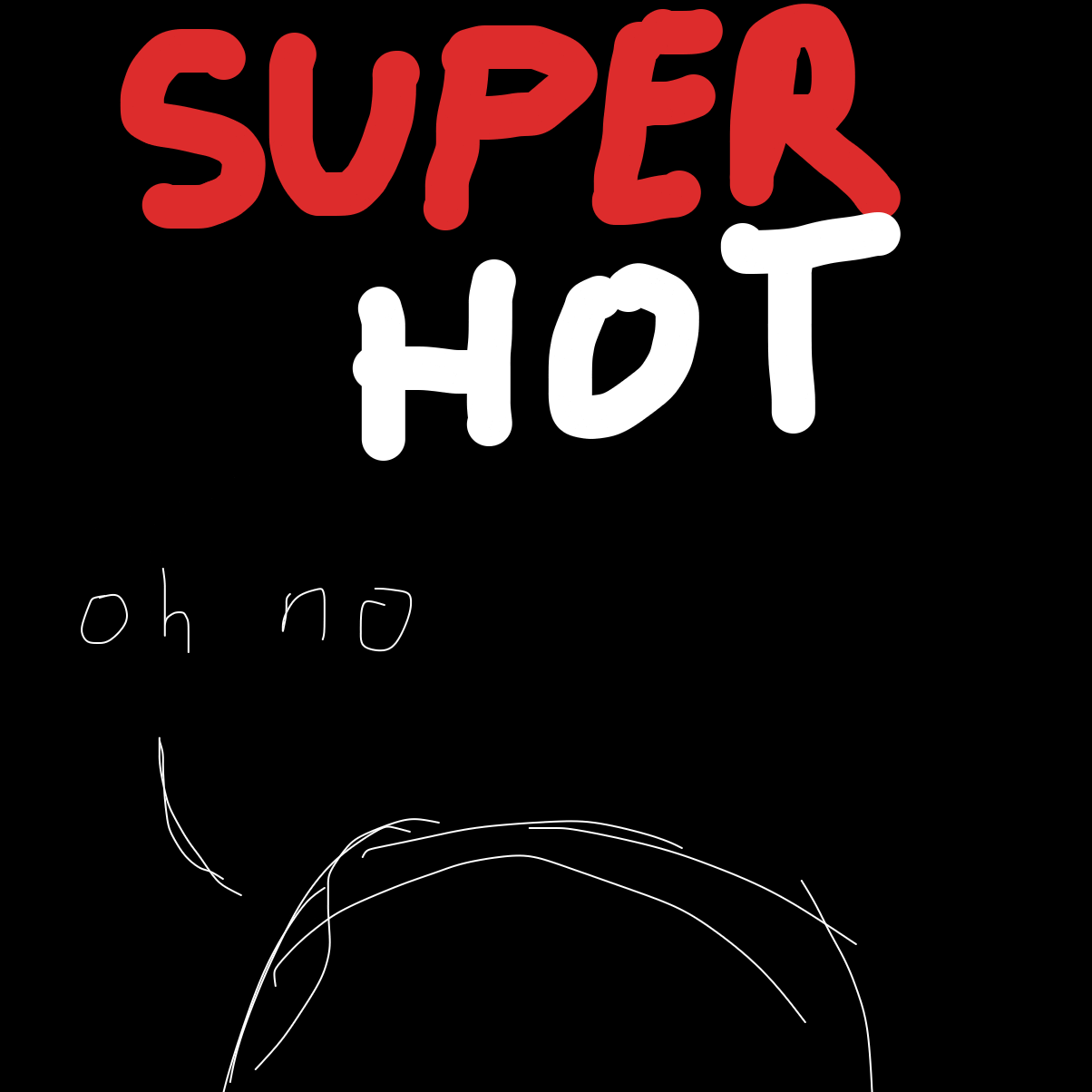 The person is gonna have to go through Super Hot - Online Drawing Game Comic Strip Panel by Ember