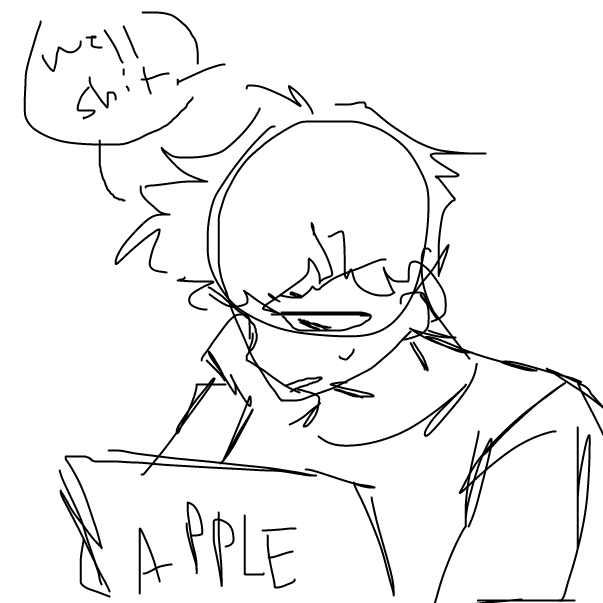 Drawing in MAKE LOW EFFORT DRAWINGS HERE by RandomDoodler