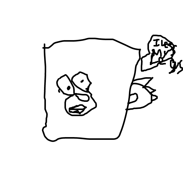 Drawing in not funny by glebtaken