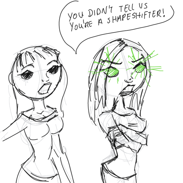 Drawing in :p you by Sunset Shimmer