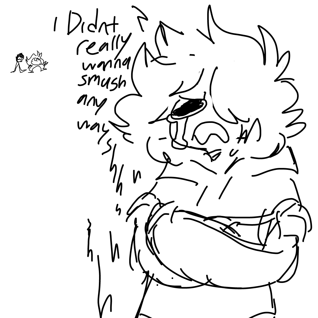 Drawing in Beck won't lemme smash by Dragonblitzx