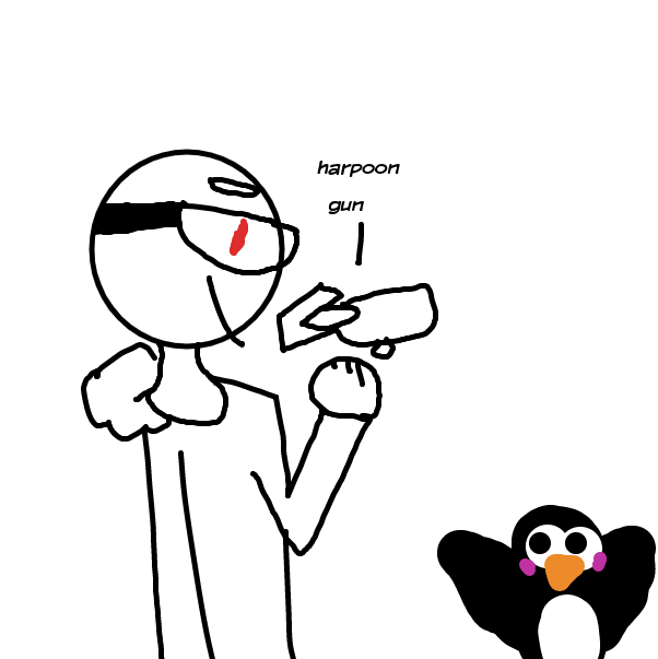 Drawing in Penguin by Hans_Is_back