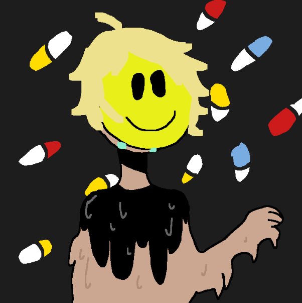 Drawing in Happy Pills by Hans_Is_back