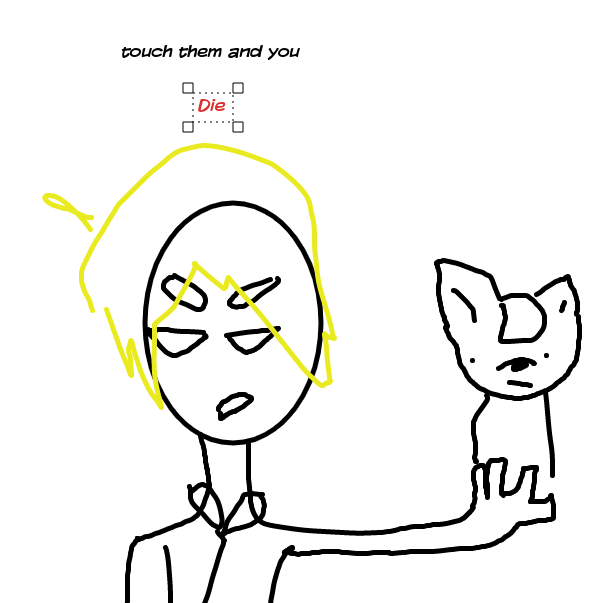 Drawing in woof by Hans_Is_back