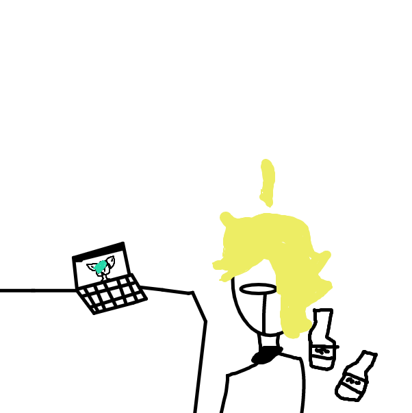 haaha- - Online Drawing Game Comic Strip Panel by Hans_Is_back