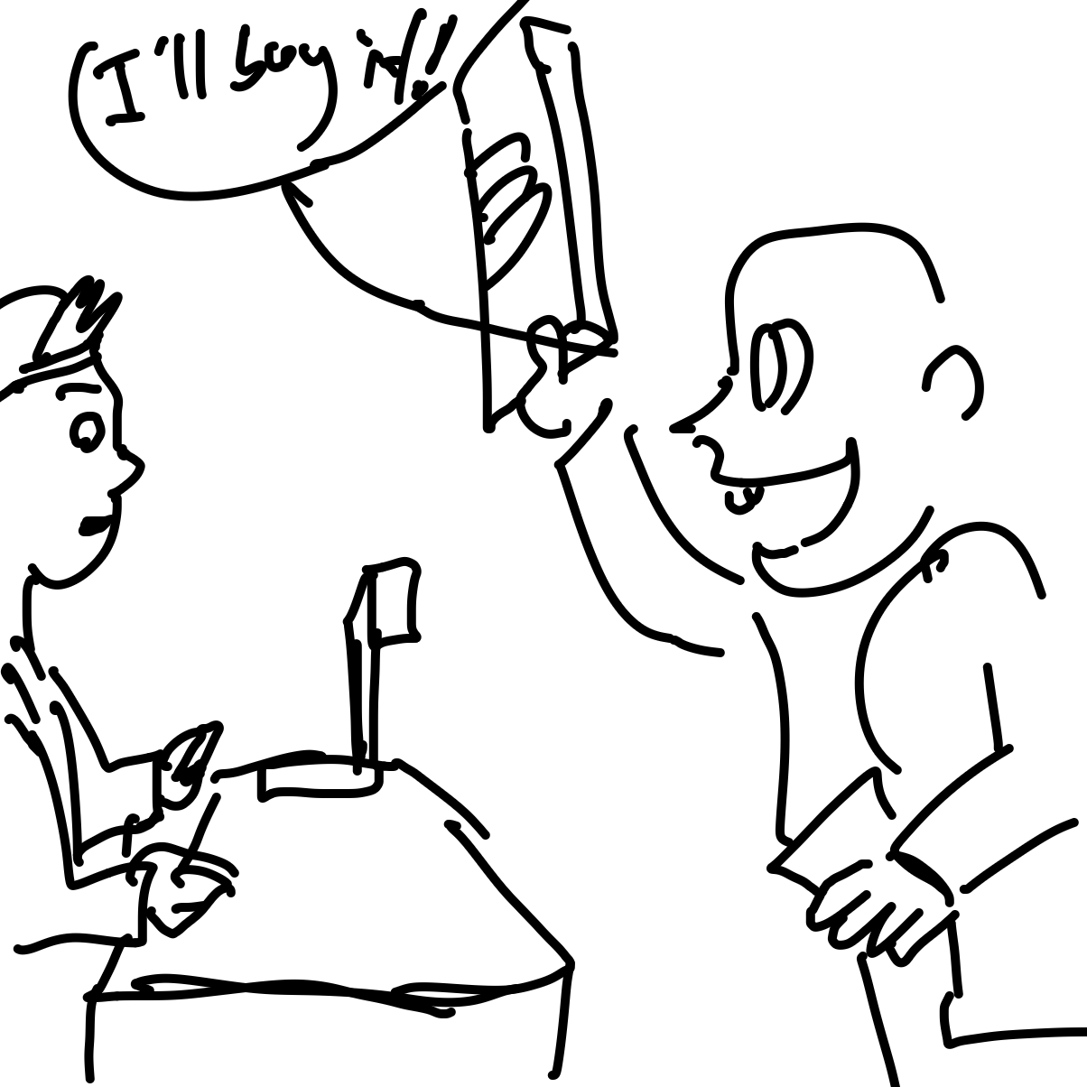 Drawing in cheese sand wich by Scribbledabble