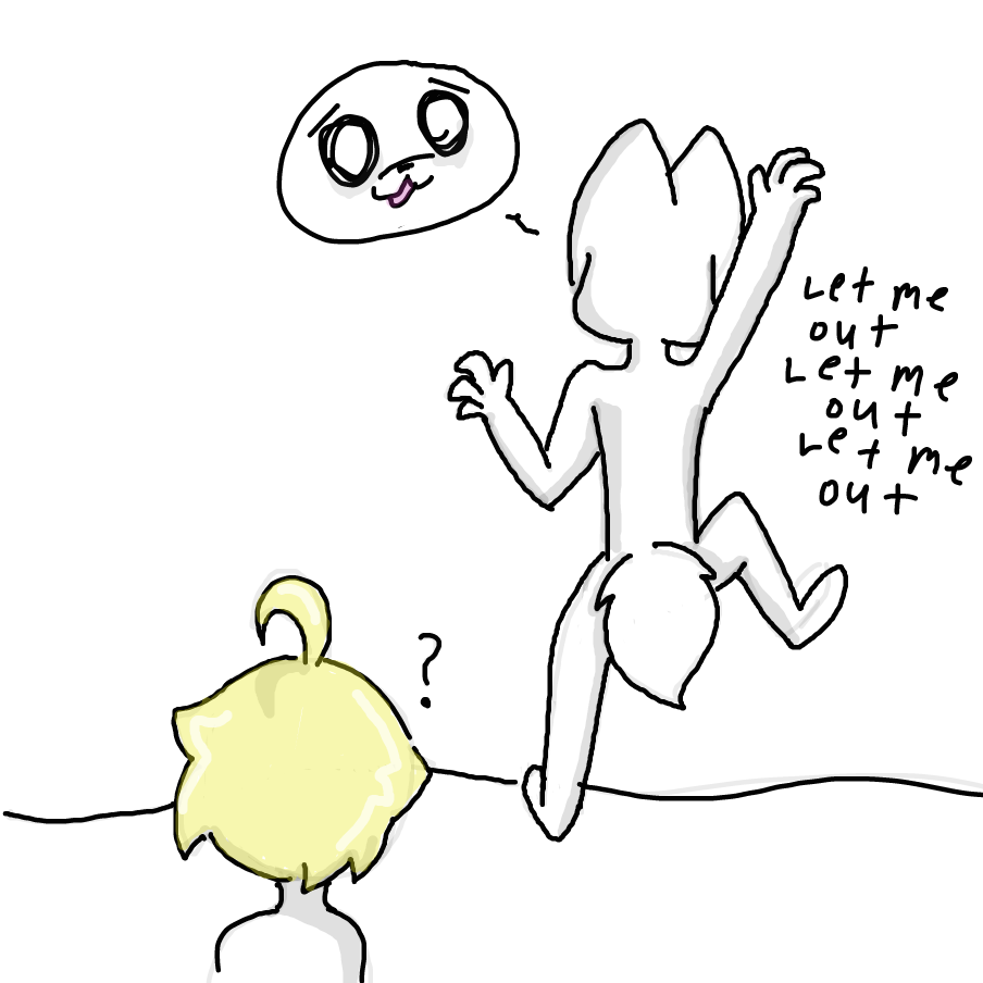 Drawing in die alone by popitycorn