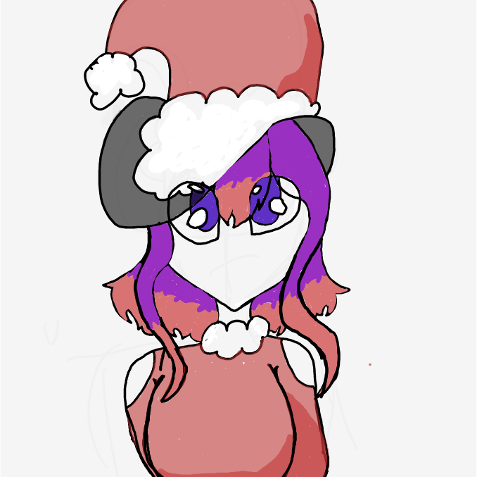 Drawing in it's beginning to look like Christmas by lucid
