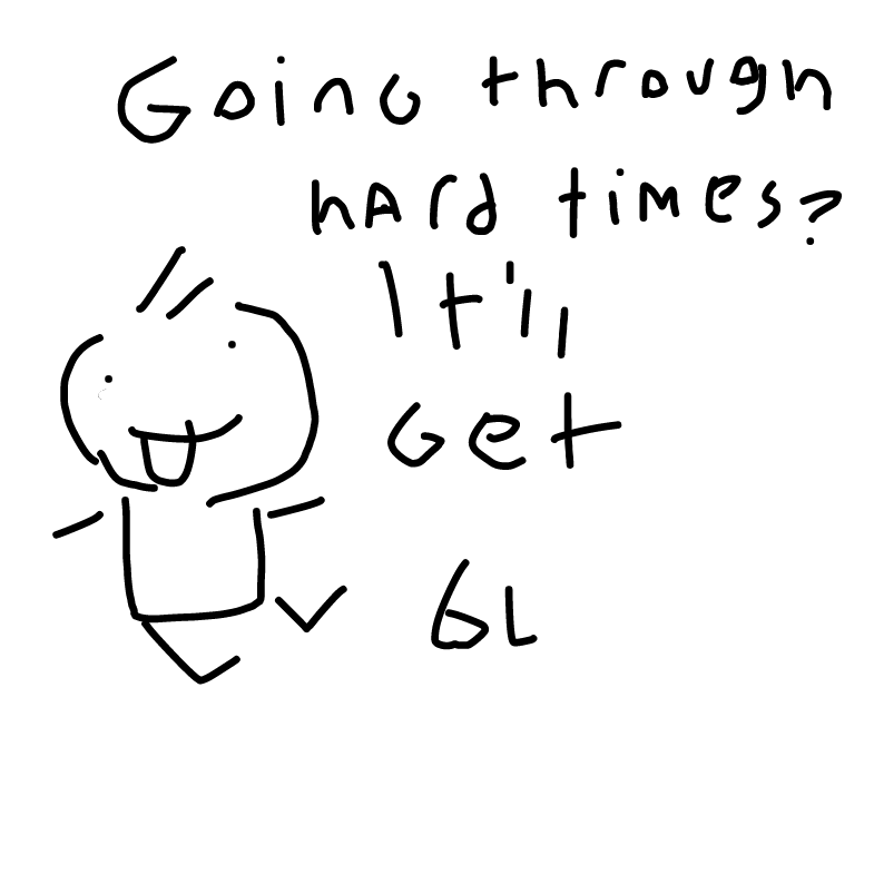 he couldn't even finish what he was saying because I ran out of time... Probably he's going through hard times himself.. - Online Drawing Game Comic Strip Panel by thescribblekitten