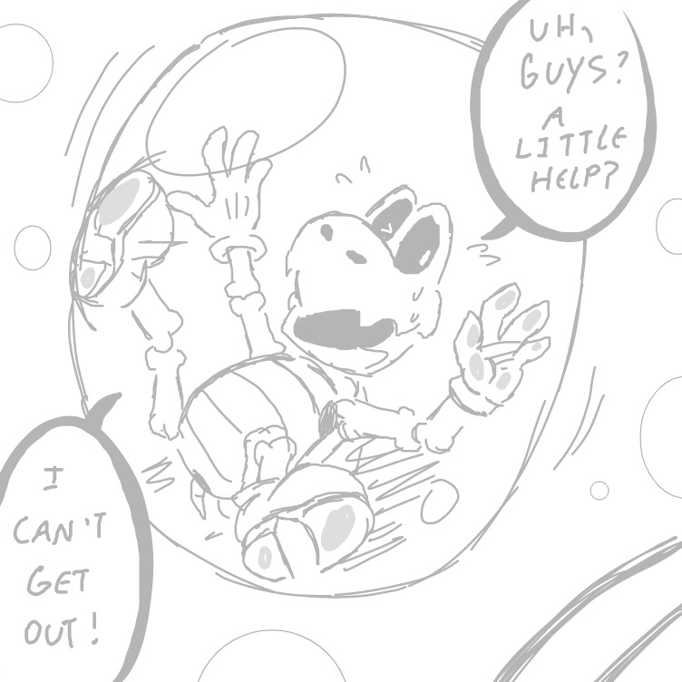 Drawing in bubbles by ⚰