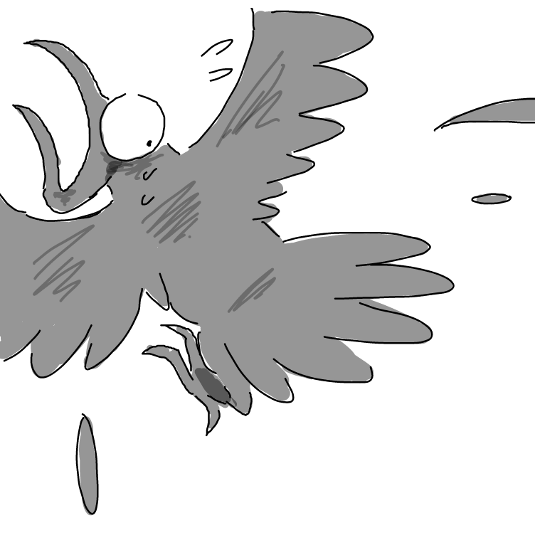 Drawing in The man approaches by ⚰