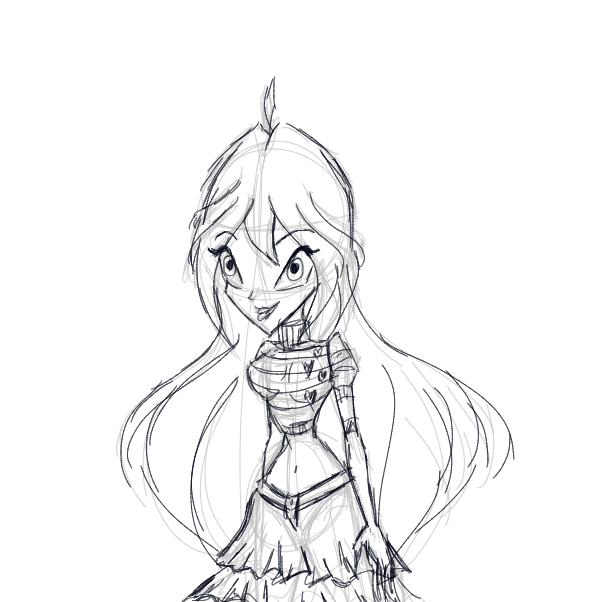 Drawing in OC by Sunset Shimmer