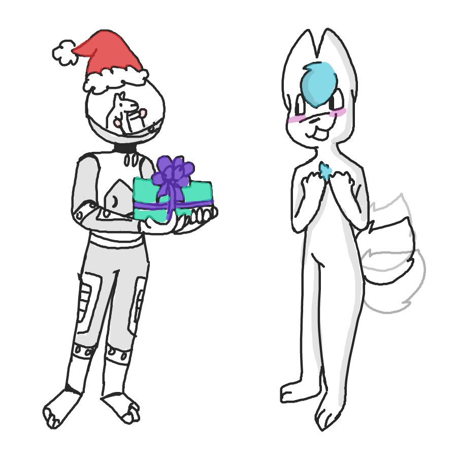 Drawing in it's beginning to look like Christmas by popitycorn