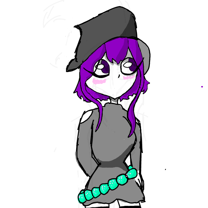 Drawing in the crack in the world character by lucid