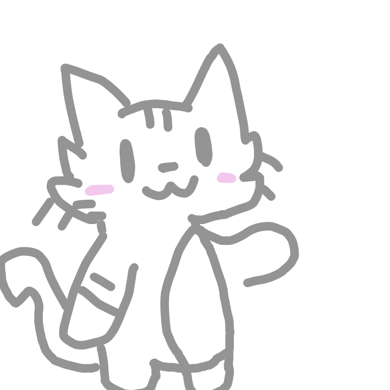 it's just a cat! (meow!) - Online Drawing Game Comic Strip Panel by thescribblekitten