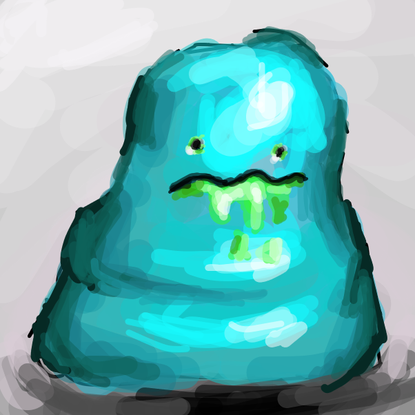 Drawing in Slime Thing by Spookystory 