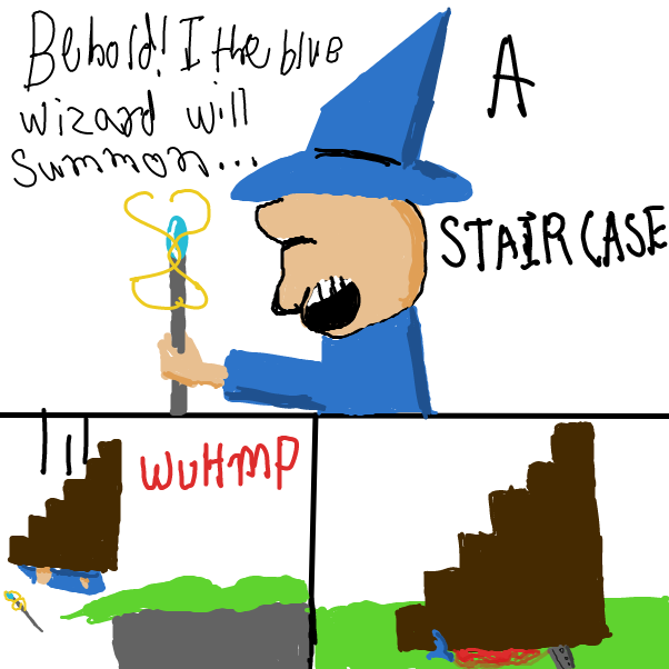 Because inside jokes lose their humor the further they go. - Online Drawing Game Comic Strip Panel by Setin