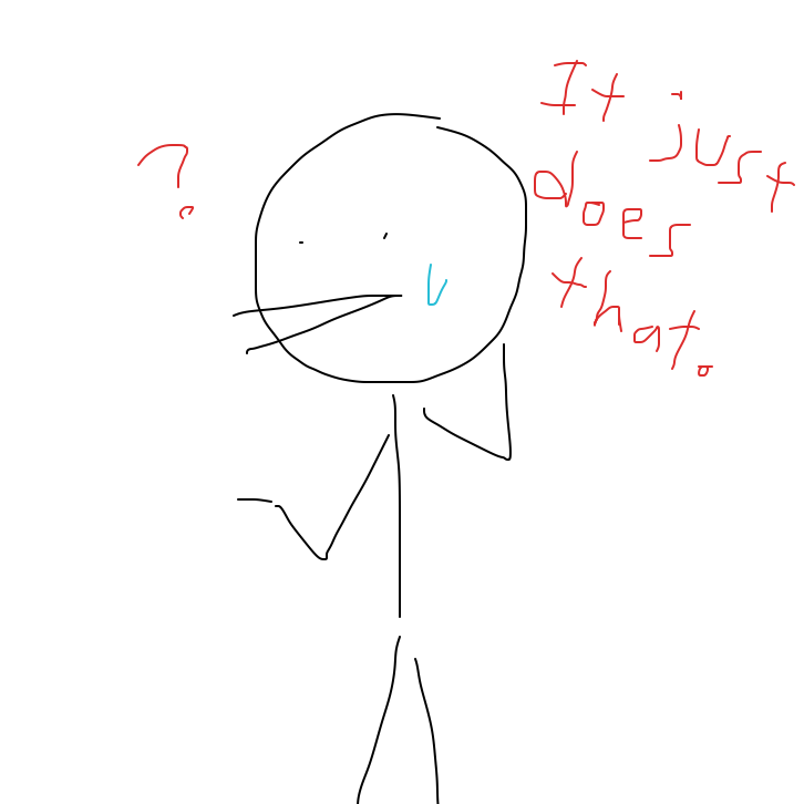 Drawing in ask me questions i guess by rawrwhy 