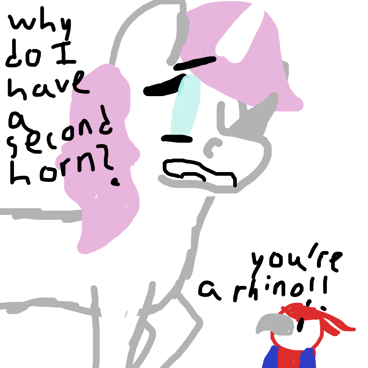 Drawing in what am I by MayaTheMacaw