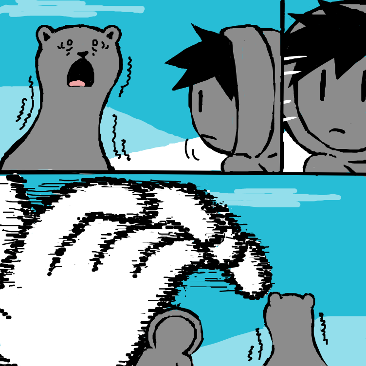 Drawing in Snow Walk by nooz