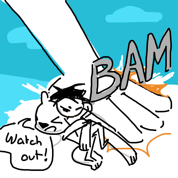 Drawing in Snow Walk by EakiTurtle