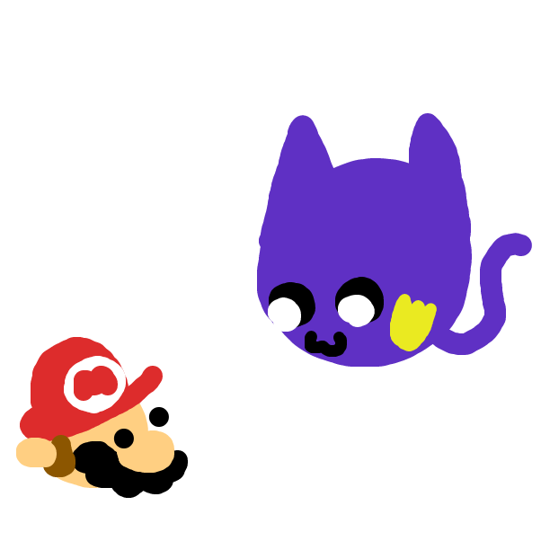 Mario is a planet now. There is nothing you can do about it. - Online Drawing Game Comic Strip Panel by GarfeldTheCatDC