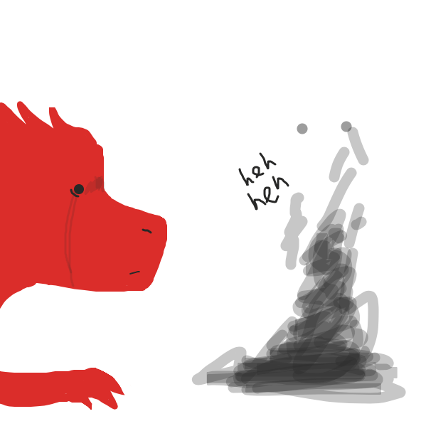 Drawing in Dragon by Pupsicle