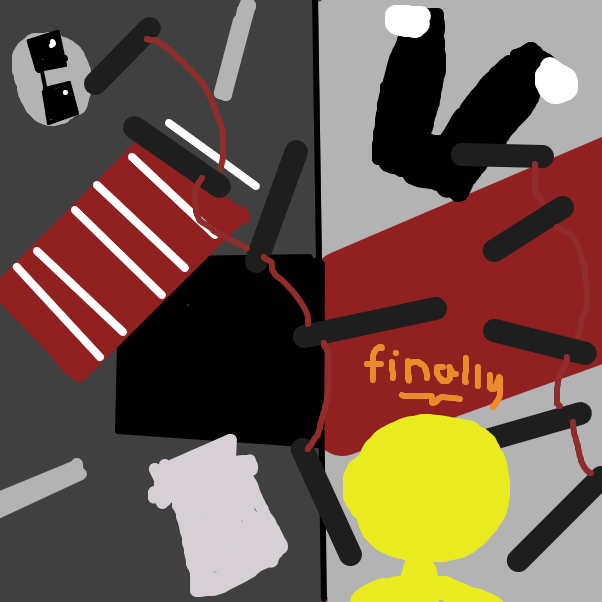 Drawing in Finally by Derren