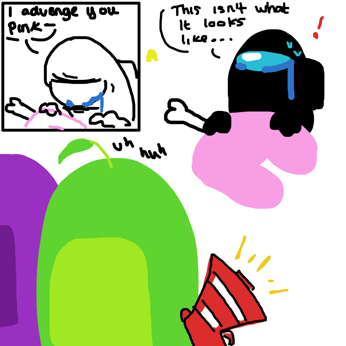 Wrong place wrong time - Online Drawing Game Comic Strip Panel by GhostgoesBrr