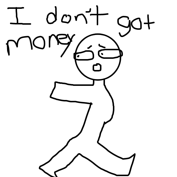 The mom is running away becuz she dont want to buy a new one - Online Drawing Game Comic Strip Panel by Odd_one_out