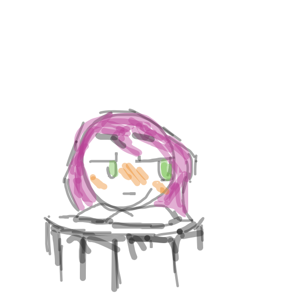 Bored girl - Online Drawing Game Comic Strip Panel by Elias Has Arrived