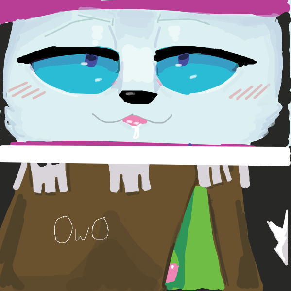 Drawing in Cat Wizard by Fuck
