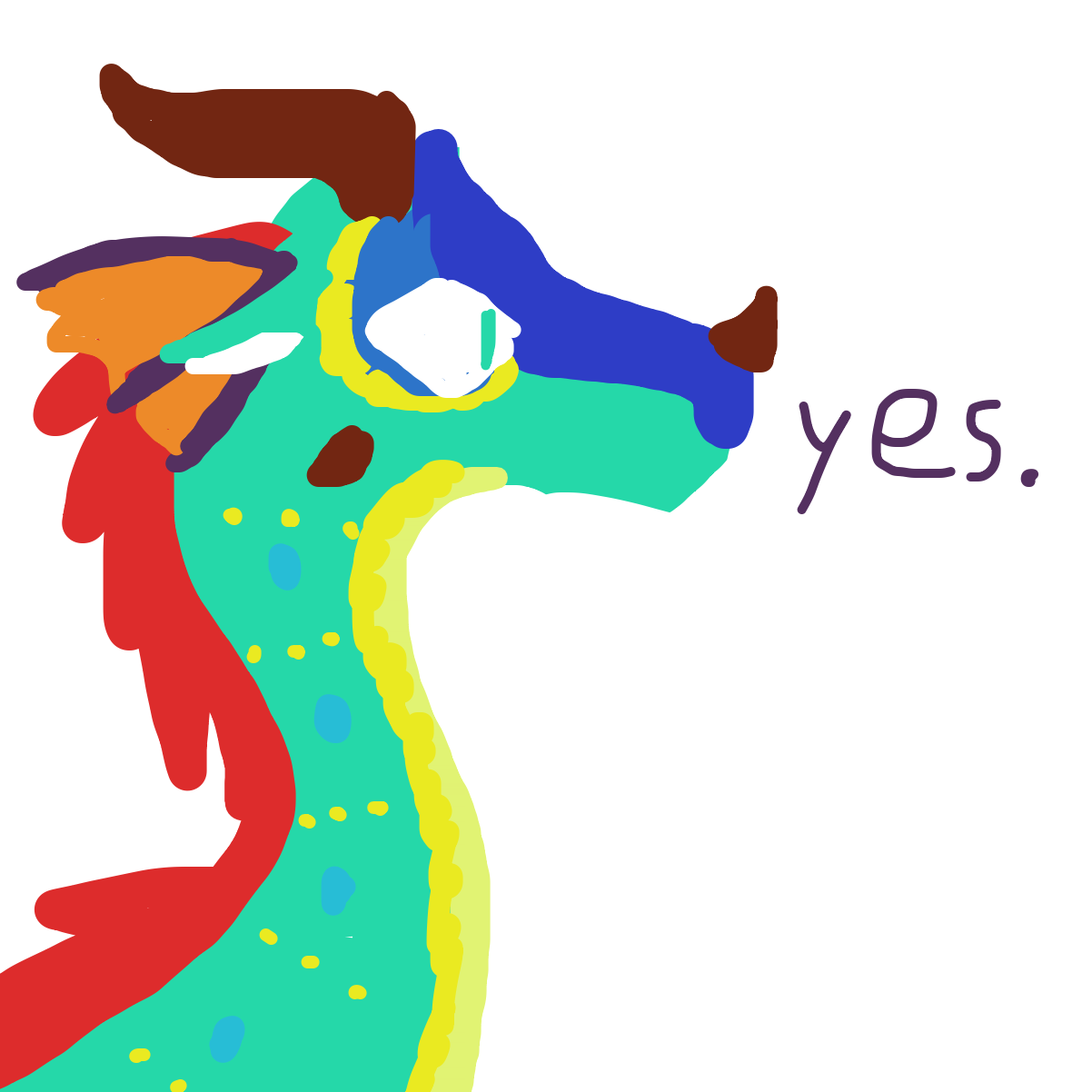 Drawing in Wings of Fire by MayaTheMacaw