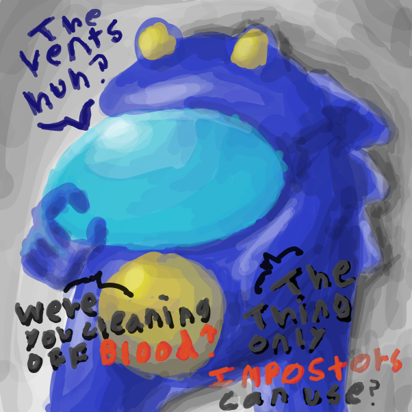 Sonic Knows how vents work Mario, You just seem more sus - Online Drawing Game Comic Strip Panel by Spookystory 