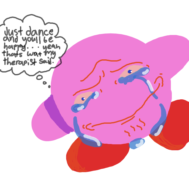 Drawing in Kirby Dance Party Part 2 by Soup
